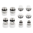 thumbnail image 4 of 2 Pcs BSP Male Thread Nickel Plated Brass Manual Radiator Air Vent Plug Valve, 4 of 4