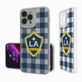 thumbnail image 3 of LA Galaxy iPhone Plaid Design Clear Case, 3 of 7