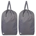 thumbnail image 1 of UniLiGis Bolsa de lavandería de viaje lavable con asas y cordón (paquete de 2), resistente, lo suficientemente grande como para contener 3 cargas de ropa, cabe en una cesta de lavandería o cesto de ro, 1 of 5