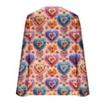 thumbnail image 4 of qucoqpe Valentine's Day Sweatshirts for Women Fashion Casual Heart Printed Round Neck Long Sleeve Loose Pullover Tops, 4 of 5