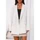 thumbnail image 3 of Blazer PRETTYGARDEN Otoño 2025 Casual de Negocios para Mujer Blanco, 3 of 8