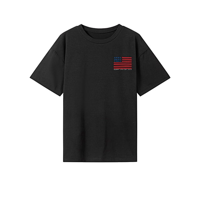Camiseta para mujer de verano con estilo y cuello redondo para viajes, senderismo, trabajo, playa L