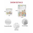 thumbnail image 7 of Spring Easter Kitchen Dish Towels for Drying Dishes Set of 4, Bunny Eggs Floral Leaves Farm Wooden Grain Waffle Weave Microfiber Hand Tea Bathroom Towels Quick Dry & Absorbent Towel 15.7x23.6, 7 of 7