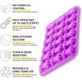 thumbnail image 3 of Moldes de silicona reutilizables con forma de hueso de perro, bandeja de cubitos de hielo flexible y antiadherente, molde para hacer dulces y chocolate para hornear golosinas para perros,, 3 of 7