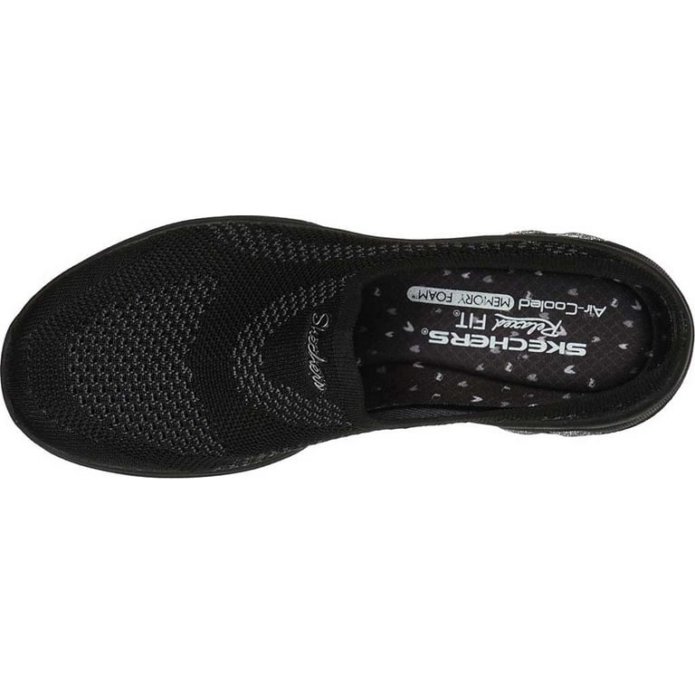 Skechers Breathe-Easy Simple Pleasure Collar Scooped Knit Bungee On (Women's) Walmart.com