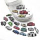 thumbnail image 2 of Set de 23 piezas de adornos para zapatos Crocs con temática de autos, sandalias y regalos de cumpleaños., 2 of 5