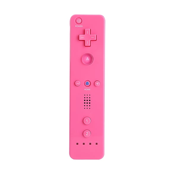 ATTOE Wireless Game Handle Left+Right Remote Controller With Silicone Case For Nintendo Wii Pink-081402