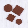 thumbnail image 3 of OULII 104Pcs Felt Floor Protector Pads Anti Skid Coffee for Office Use, 3 of 7