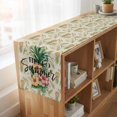 thumbnail image 6 of Table Runners 70 Inches Long Dress Scarves, Pink Yellow Floral Farmhouse Coffee/Dining/Kitchen Table Decor, Holiday Table Runner, Green Summer Botanical Rustic 13x70 Inch, 6 of 9