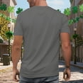 thumbnail image 6 of Ankishi St. Patrick's Day T-Shirts for Men Clover Wine Glass Funny Casual T Shirts Holiday Clothes Everyday Wear, 6 of 8