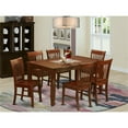 thumbnail image 2 of Atlin Designs 7-piece Wood Dining Room Table Set in Mahogany, 2 of 6
