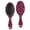 Golden Star Plum Background Pattern, variant on Christmas Vintage Wreath Text Pattern Brush, Detangling Hair Brush, Paddle Styling Brush, Air Cushion Design Gifts for Daily Hair Care