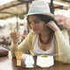 thumbnail image 5 of de acero inoxidable de 5 uds, de bambú tradicional (Chashaku), soporte de de cerámica, juego de Matcha para la del japonés C fCuenco blanco perfecl Soporte para batidor Matcha, 5 of 8