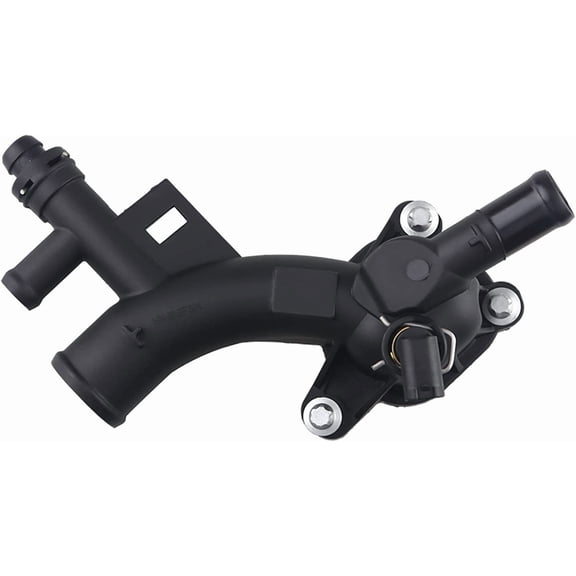 Engine Coolant Thermostat Housing Water Outlet with Sensor Compatible with Chevy Cruze, Sonic, Trax and Buick Encore 1.4L Replaces 25193922, 15-11105, 902-846, 55565334, 1511105, 902846