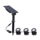 thumbnail image 2 of Luz solar subacuática impermeable IP68 RGB foco sumergible para natación 3 Lámparas, 2 of 9