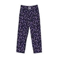thumbnail image 4 of Xecao Lavender Flowers Men's Straight Lounge Pajama Pants: The Ultimate in Comfortable Sleepwear, 4 of 9