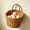 08#Brown[XL], variant on Bxaolu Wicker Hanging Basket for Organizing, Front Door, Mail, Flowers - Woven Wall Baskets for Storage, 8.25"x8.25"x4.7", (1Pack)