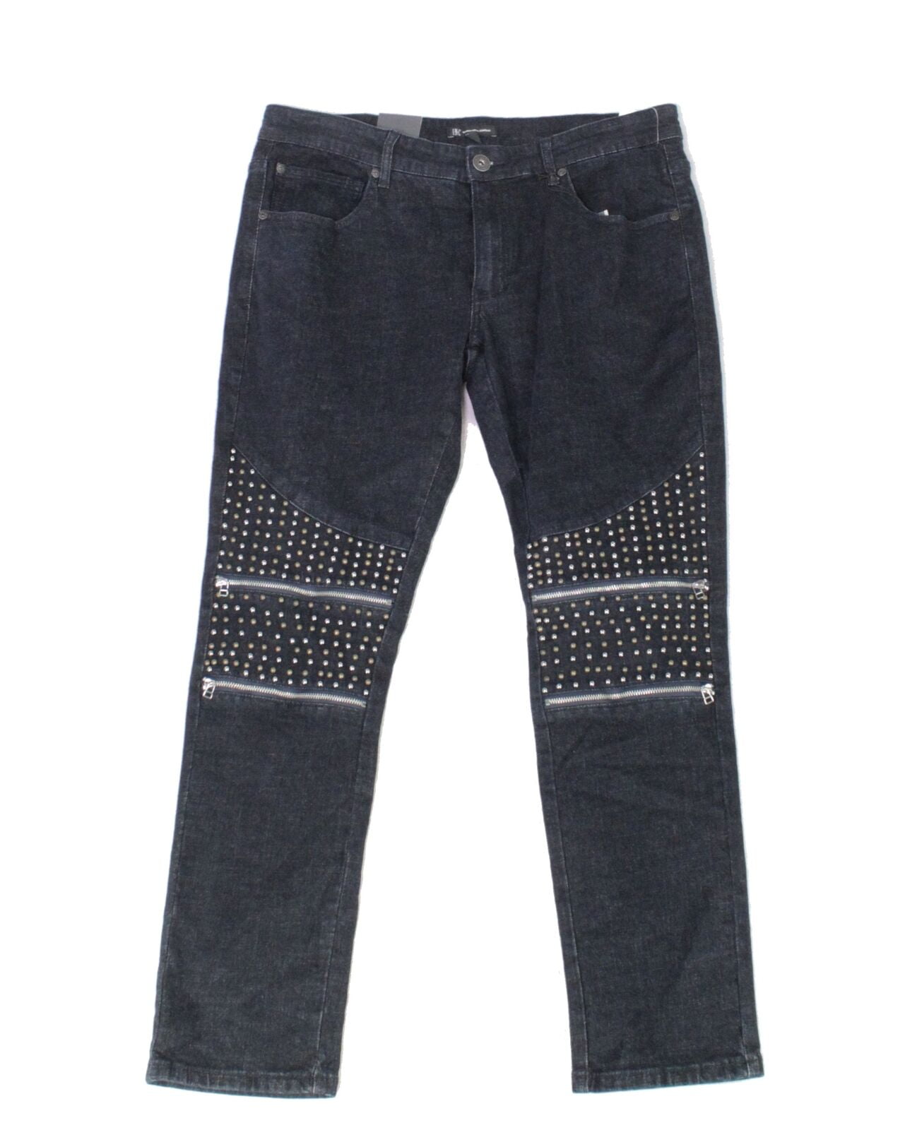 Mens Jeans 34X32 Stockholm SkinnyFit Studded Stretch 34