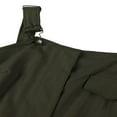 thumbnail image 4 of Combinaison Cargo Décontractée pour Femmes Sans Manches avec Poche Ceinture Pantalon Crayon Ample Rouge s, 4 of 6