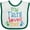 White and Green, variant on Inktastic My Nani Grandma Loves Me Boys or Girls Baby Bib