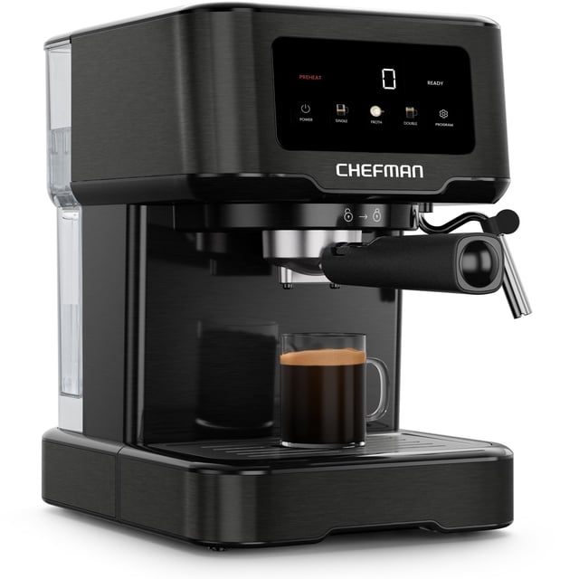 Máquina de espresso Chefman CraftBrew de 15 bares, 1,5 L, 120 V