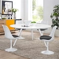 thumbnail image 2 of Modway Lippa 60" Round Wood Top Dining Table with Tripod Base in White, 2 of 4