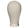 thumbnail image 4 of Tnobhg Canvas Block Head Kit Training Styling Mannequin Wig Head DIY Durable Foam Canvas Material Display Head Wig Stand, 4 of 7