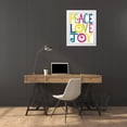 thumbnail image 3 of Mullan, Michael 15x18 White Modern Wood Framed Museum Art Print Titled - Holiday on Wheels X Bright, 3 of 4