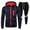 Navy, variant on Ediodpoh Men's Suits 2024 Men's Casual Tracksuit Set Long Sleeve Full Zip Running Jogging Athletic Sweat Suits Mens Sweatsuit Red L