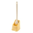 thumbnail image 2 of Diving Duck Style Toilet Brush Cute Wall-mounted Floor-Standing Silicone Duckbill Toilet Brush with Base Bathroom Cleaning Brush Set-Cream Color, 2 of 8