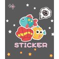 thumbnail image 4 of 60Pcs Retro Graffiti Stickers Waterproof Car Trunk Water Cup Refrigerator Stickers, 4 of 4