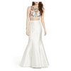 Beaded Two-Piece Mermaid Gown
