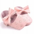 thumbnail image 4 of Baby Girl Shoes Heart Pattern Embossed Princess, 4 of 13