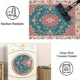 thumbnail image 2 of 6'x9' indoor outdoor carpet roll carpet for dining room table neutral area rug office area rug for rolling chair plaid area rug, 2 of 10
