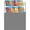 Chrome, variant on 36 x 18 in. Chrome Basket Shelving Unit
