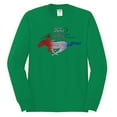 thumbnail image 2 of Wild Bobby, Classic Ford Mustang Car Logo, Cars and Trucks, Mens Long Sleeve Shirt, Kelly, 3X-Large, 2 of 3