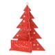 thumbnail image 4 of ña 3D Feliz árbol de Navidad Tarjeta de mensaje de felicitación Manualidades DIY rojo SM SunniMix Tarjeta de felicitación del árbol de navidad, 4 of 8