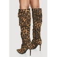 thumbnail image 3 of Women's Knee High Stiletto Boots with Cargo Pockets, 3 of 3