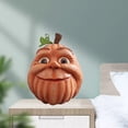thumbnail image 4 of Calabaza Otoño Estatuilla Adorno Decoración Expresiva Calabaza Familia Linterna Horror para Sunnimix  hombre de calabaza de halloween, 4 of 8
