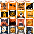 thumbnail image 2 of Funda de cojín de calabaza para decoración de Halloween, 33 estilos, 16/18/20/24 pulgadas, suministros de feliz fiesta de Halloween, almohadas fantasma de murciélago Araña, 2023, 2 of 4