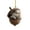 B, variant on 1 Pc 2D Flat Acrylic Woodland Squirrel Christmas Ornament, 3.14" Sleeping Animal in Acorn Shell Tree Hanging Decoration, Shatterproof Holiday Decor
