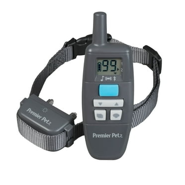 Premier Pet 300 Yard Remote Trainer, 3 Correction Modes, Rechargeable, Waterproof, Gray