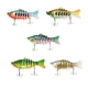 thumbnail image 3 of 5 piezas de pescado señuelos que se hunden para que se hundan de agua salada cebos de pesca de agua dulce con ganchos para salmón de perca de, 3 of 8