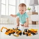 thumbnail image 5 of Juego de modelos de vehículos de ingeniería de aleación para excavadora, carretilla elevadora, máquina apiladora, modelo de coche sin batería, regalo para niños, 5 of 6