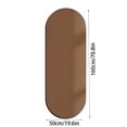 thumbnail image 4 of Nuoqisi Extra Thick Yoga Mat, Large Workout Mat| Non-slip, extra long & wide, thick cushion for joint, fitness mat for yoga, pilates, stretching & floor workouts , Coffee, 4 of 7