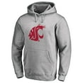 thumbnail image 2 of Men's Ash Washington State Cougars Primary Team Logo Pullover Hoodie, 2 of 3