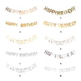 thumbnail image 2 of relayinert 1pcs Set 16.4ft Gold Paper Card Birthday Decorations Happy Birthday Banner For Birthday Party Happy Birthday Sign TYPE2 NO2, 2 of 6