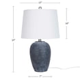 thumbnail image 3 of Mesita de cerámica vintage negra de 58 cm de Lamp Nourison Home, 3 of 8