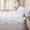 Blue White, variant on Erosebridal Fresh Sky Pastel Dot Zipper Twin Comforter Sets with Fitted Sheet and 2 Pillowcases,Clean White Large Polka Tile Zipper Bedding Set,Pale Cyan White,4-Piece,Reversible