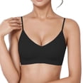 thumbnail image 1 of Brasieres de Mujer Bralette sin Costuras para Mayor Comodidad, sin Aros, Push up, Relleno, Camiseta, sin Relleno, Copa Suave, Forro Ligero, para Uso Diario Grande, 1 of 4